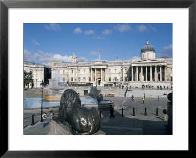 National Gallery And Trafalgar Square, London, England, United Kingdom by G Richardson Pricing Limited Edition Print image