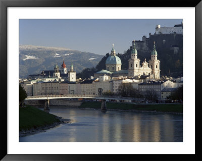 Domes Of The Cathedral And Kollegienkirche And The Salzach River, Salzburg, Austria by Gavin Hellier Pricing Limited Edition Print image