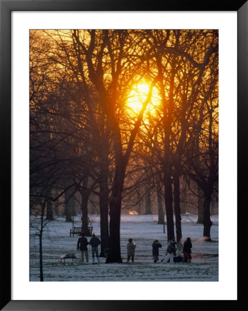 Hyde Park In Winter, London, England, United Kingdom by Adam Woolfitt Pricing Limited Edition Print image