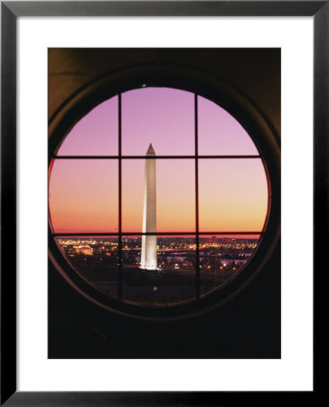 A View Of The Washington Monument At Sunset Taken From The Willard Hotel by Richard Nowitz Pricing Limited Edition Print image