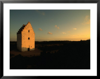 Tilsandede Kirke (Buried Church) In Sunset, Skagen, North Jutland, Denmark by Jon Davison Pricing Limited Edition Print image