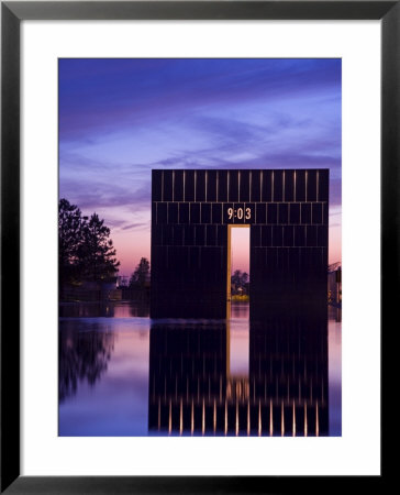 Gate Of Time And Reflecting Pool, Oklahoma City National Memorial, Oklahoma by Richard Cummins Pricing Limited Edition Print image