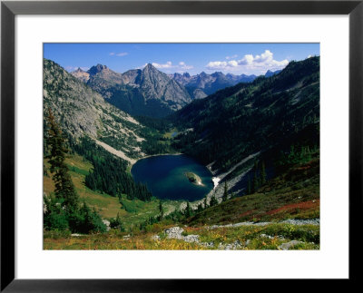Lake Ann Overlooked By Mt. Shuksan, North Cascades National Park, Usa by John Elk Iii Pricing Limited Edition Print image