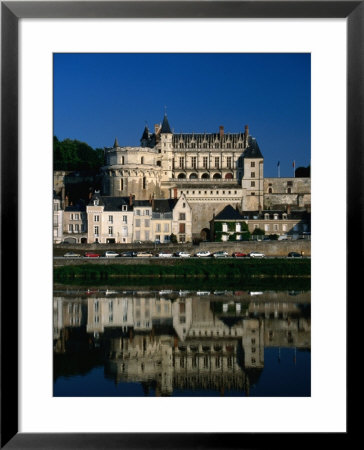 15Th Century Chateau D'amboise And Loire River, Amboise, France by Martin Moos Pricing Limited Edition Print image