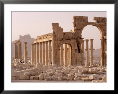 Triumphal Arch, Palmyra, Syria by Dave Bartruff Pricing Limited Edition Print image