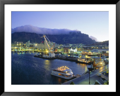 Victoria And Albert Waterfront With Table Mountain Behind, Cape Town, South Africa by Fraser Hall Pricing Limited Edition Print image