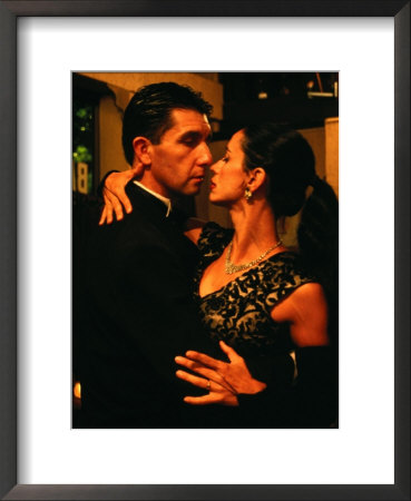 Couple Dancing Tango At Bar Sur, Estados Unidos 299, San Telmo, Buenos Aires, Argentina by Krzysztof Dydynski Pricing Limited Edition Print image