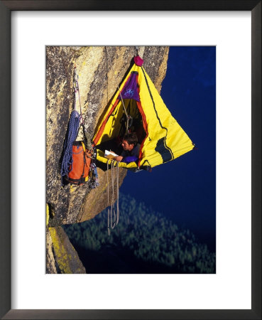 Rock Climber Resting Off Rock by Greg Epperson Pricing Limited Edition Print image