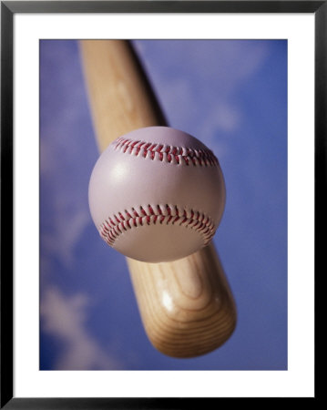 Baseball Bat About To Hit Baseball by Henryk T. Kaiser Pricing Limited Edition Print image