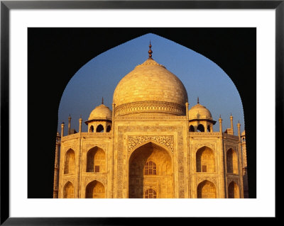 The Taj Mahal Framed By An Arch, Agra, Uttar Pradesh, India by Richard I'anson Pricing Limited Edition Print image