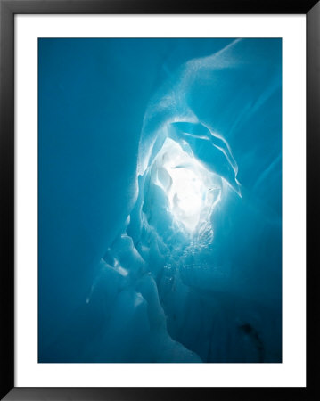 Ice Formation In Franz Josef Glacier, South Island, New Zealand by David Wall Pricing Limited Edition Print image