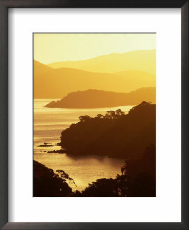 Paterson Inlet At Sunset, New Zealand by David Wall Pricing Limited Edition Print image