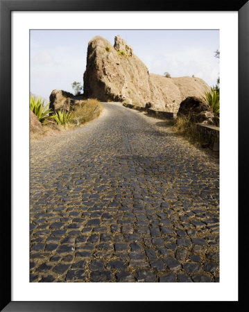 Cobblestone Road On Way To Ribiera Grande From Porto Novo, Santo Antao, Cape Verde Islands, Africa by Robert Harding Pricing Limited Edition Print image