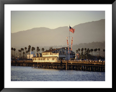 The Pier, Santa Barbara, California. Usa by Walter Rawlings Pricing Limited Edition Print image