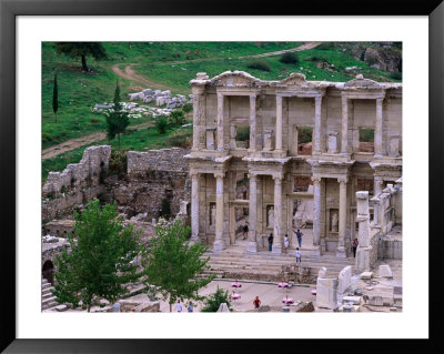 Overhead Of Library Of Celcus, Ephesus, Turkey by Philip Smith Pricing Limited Edition Print image
