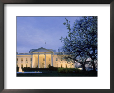 White House, Washington, Dc by Charles Shoffner Pricing Limited Edition Print image