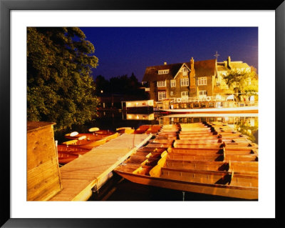 Punt Station Near Fellys Bridge, Oxford, England by Jon Davison Pricing Limited Edition Print image