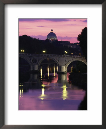 The Tiber River And The Dome Of St by Richard Nowitz Pricing Limited Edition Print image