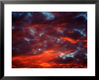 Clouds In Red Sky, Truckee, Ca by Kyle Krause Pricing Limited Edition Print image