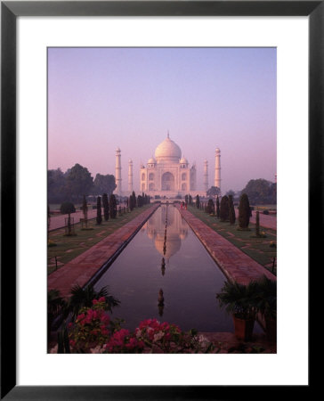 Taj Mahal, Agra, India by Michele Burgess Pricing Limited Edition Print image