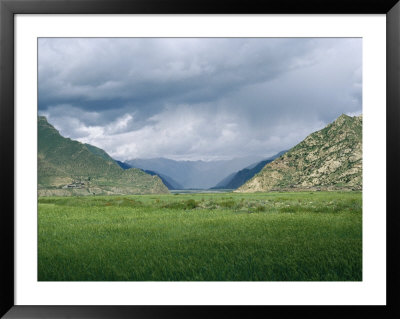 Mountains In The Countryside Of Tibet by Eightfish Pricing Limited Edition Print image