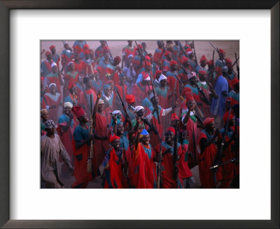 Regiment In Uniform Celebrates The Durbar Festival Of Kano, Kano, Nigeria by Jane Sweeney Pricing Limited Edition Print image