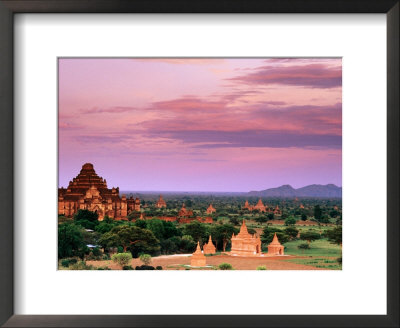 Pink Sky From Swesandaw Paya, Bagan, Myanmar (Burma) by Anthony Plummer Pricing Limited Edition Print image