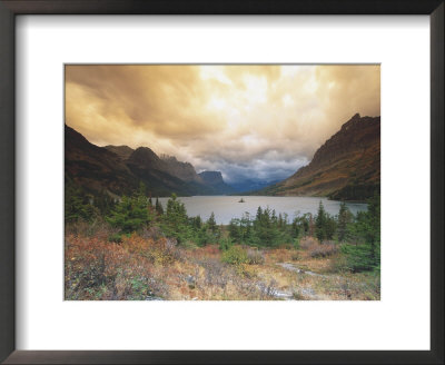 St. Marys Lake, Wild Goose Island, Glacier National Park by Donald Higgs Pricing Limited Edition Print image