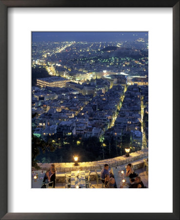 Acropolis & Likavitos Hill, Athens, Greece by Walter Bibikow Pricing Limited Edition Print image