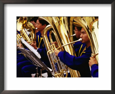 Band Of Tuba Musicians, Macau, China by Richard I'anson Pricing Limited Edition Print image