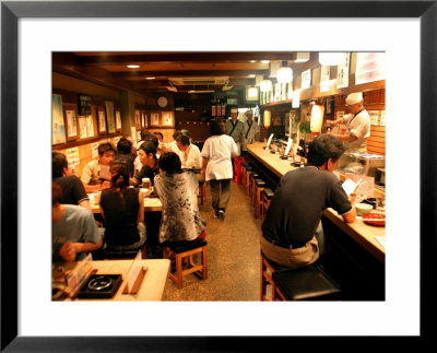 Customers Dining At Oden Restaurant, Shinjuku, Tokyo, Japan by Greg Elms Pricing Limited Edition Print image