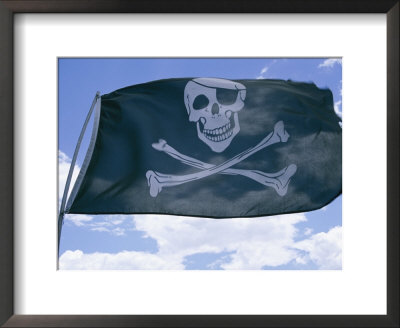 The Pirate Flag Known As The Jolly Roger Or Skull And Crossbones by Stephen St. John Pricing Limited Edition Print image
