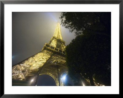 Nighttime View Looking Up At Eiffel Tower, Paris, France by Jim Zuckerman Pricing Limited Edition Print image
