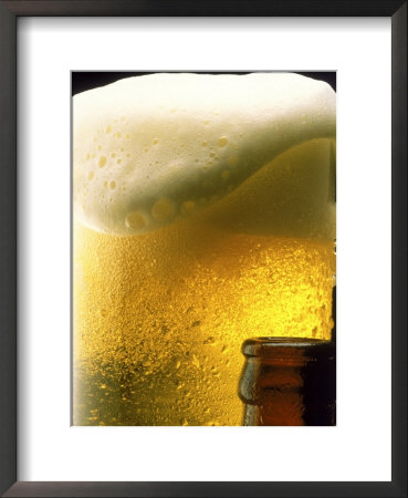 Mug Of Beer With Foam by Ernie Friedlander Pricing Limited Edition Print image