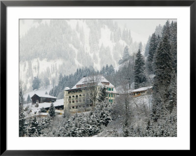 Mountain Lodge, Saanen, Bern, Switzerland by Walter Bibikow Pricing Limited Edition Print image