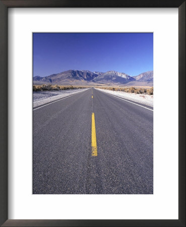 Desert Road, Eastern Sierras, Ca by David Porter Pricing Limited Edition Print image
