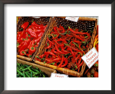 Chilli Peppers, Ferry Building Farmer's Market, San Fransisco, California, Usa by Inger Hogstrom Pricing Limited Edition Print image
