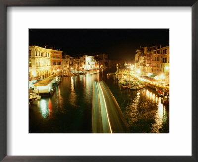 Grand Canal At Night, Venice, Italy by Jon Davison Pricing Limited Edition Print image