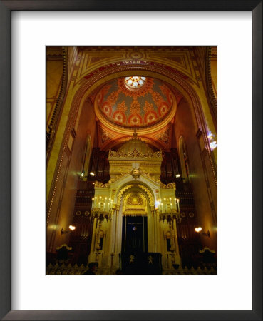 Interior Of Central Synagogue, Budapest, Hungary by David Greedy Pricing Limited Edition Print image