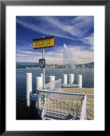 Jet D'eau, Geneva, Switzerland by Jon Arnold Pricing Limited Edition Print image