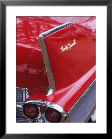 Taillight And Fin Of 1958 Fleetwood by Gary Conner Pricing Limited Edition Print image