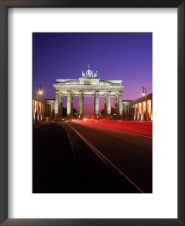 Brandenburg Gate At Night, Berlin, Germany by Terry Why Pricing Limited Edition Print image