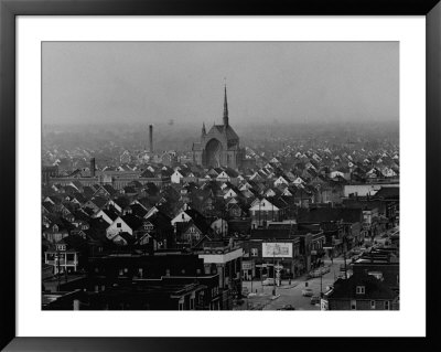 Hamtramck Section Of Detroit Populated By Poles, Photo Essay Regarding Polish American Community by John Dominis Pricing Limited Edition Print image