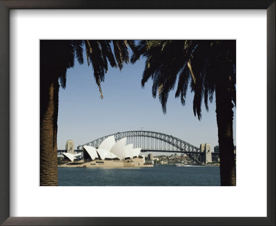 A View Of The Sydney Opera House And Harbour Bridge by Bill Ellzey Pricing Limited Edition Print image