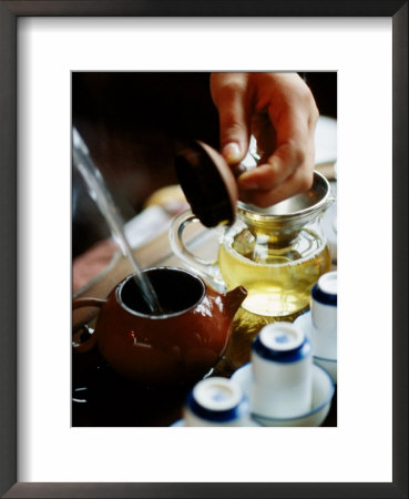 Pouring Tea For Tea Tasting, Shanghai, China by Greg Elms Pricing Limited Edition Print image