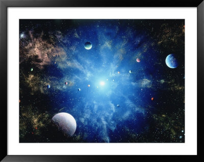 Space Illustration Titled Nova by Ron Russell Pricing Limited Edition Print image