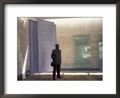 Statue Of Harry S Truman In The Truman Presidential Museum And Library, Independence, Missouri, Usa by Connie Ricca Pricing Limited Edition Print image