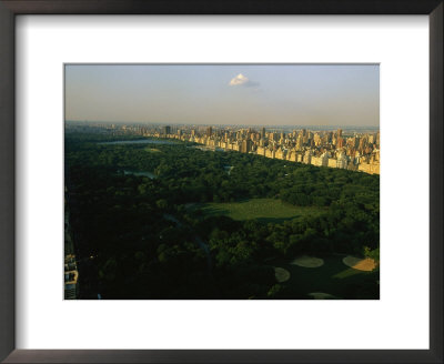 Aerial View Of Central Park, An Oasis In Crowded Manhattan by Melissa Farlow Pricing Limited Edition Print image
