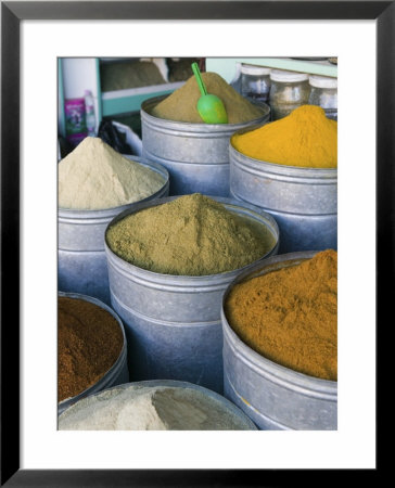 Spices, The Souqs Of Marrakech, Marrakech, Morocco by Walter Bibikow Pricing Limited Edition Print image