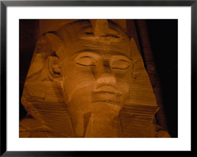 A View Of The Great Sphinx At Night, Lit By A Light Show by Bill Ellzey Pricing Limited Edition Print image